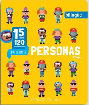 PERSONAS: INTERCAMBIA PIEZAS (BILINGÜE)