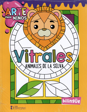 ARTE PARA NIÑOS VITRALES ANIMALES DE LA SELVA