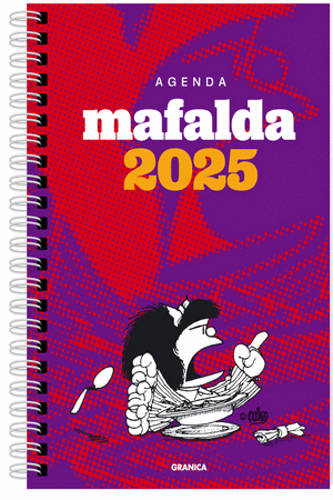 AGENDA MAFALDA 2025 ANILLADA FEMINISTA VIOLETA-RO