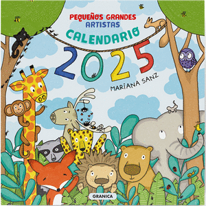 CALENDARIO PEQUEÑOS GRANDES ARTISTAS 2025 PARED