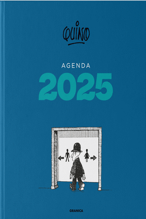 AGENDA QUINO 2025 ENCUADERNADA AZUL