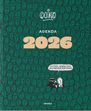 AGENDA QUINO 2026 ENCUADERNADA VERDE