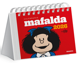MAFALDA 2026 CALENDARIO ESCRITORIO - ROJO