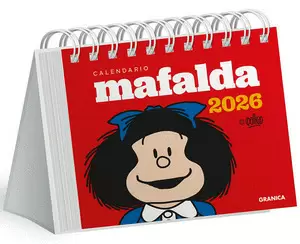 MAFALDA 2026 CALENDARIO ESCRITORIO - ROJO