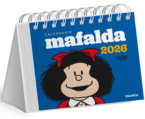 MAFALDA 2026 CALENDARIO ESCRITORIO - AZUL