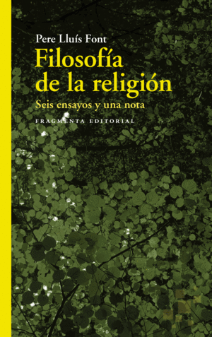 FILOSOFÍA DE LA RELIGIÓN