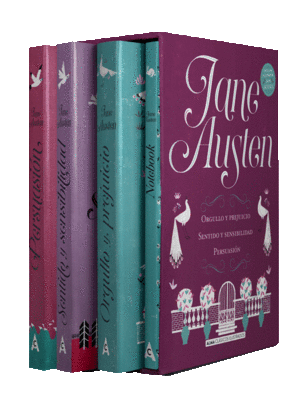 ESTUCHE - JANE AUSTEN: MEJORES TÍTULOS + NOTEBOOK