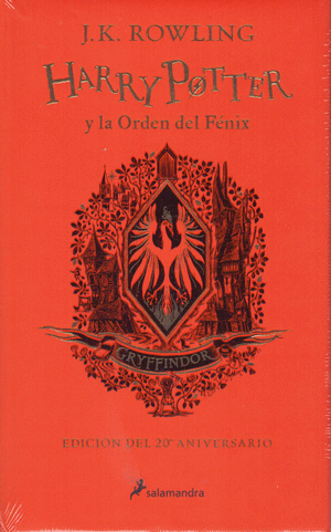 HARRY POTTER Y LA ORDEN DEL FÉNIX (EDICIÓN GRYFFINDOR DEL 20º ANIVERSARIO)
