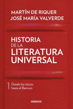 HISTORIA DE LA LITERATURA UNIVERSAL I