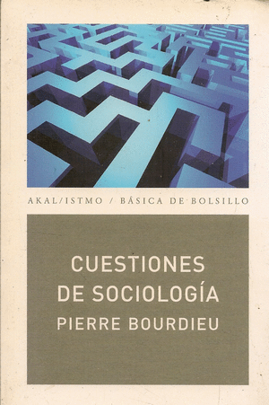 CUESTIONES DE SOCIOLOGÍA