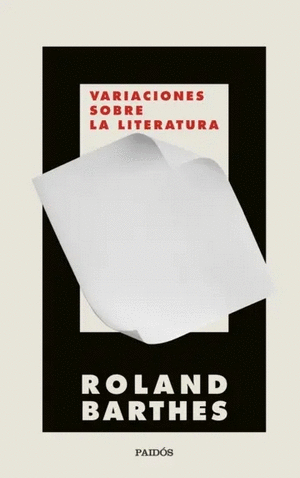 VARIACIONES SOBRE LA LITERATURA