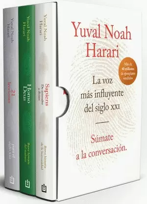 ESTUCHE HARARI.SAPIENS  21 LECCIONES PARA EL SIGLO XXI  HOMO DEUS