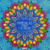 MANDALAS PARA COLOREAR -AZUL-