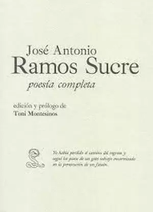 POESÍA COMPLETA RAMOS SUCRE