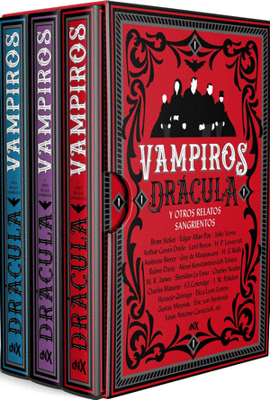 VAMPIROS. DRÁCULA Y OTROS RELATOS SANGRIENTOS (3 VOLÚMENES)