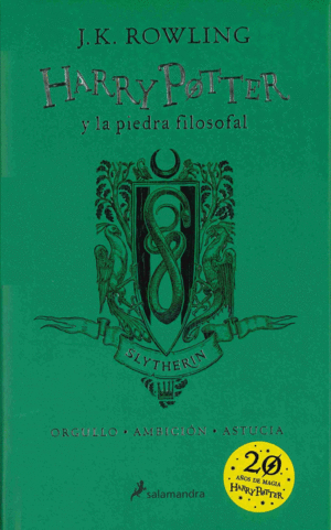 HARRY POTTER Y LA PIEDRA FILOSOFAL (EDICIÓN SLYTHERIN DEL 20º ANIVERSARIO) (HARR