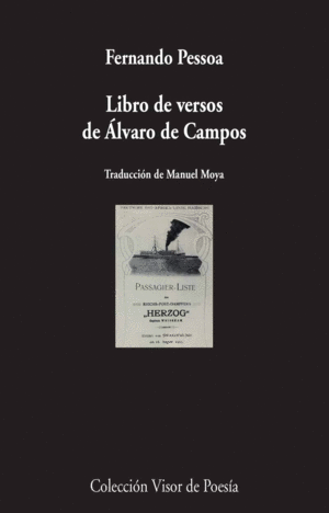 LIBRO DE VERSOS DE ÁLVARO DE CAMPOS (BILINGÜE)
