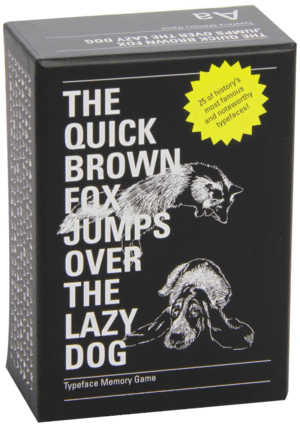THE QUICK BROWN FOX JUMPS OVER THE LAZY DOG