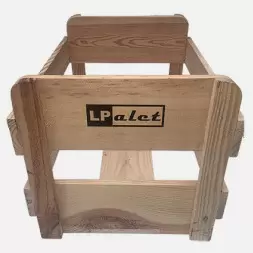 ORGANIZADOR EN MADERA PARA VINILOS (LP)  