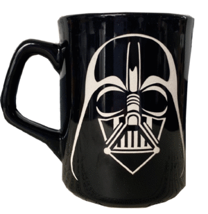 MUG RELIEVE DARTH VADER SILUETA