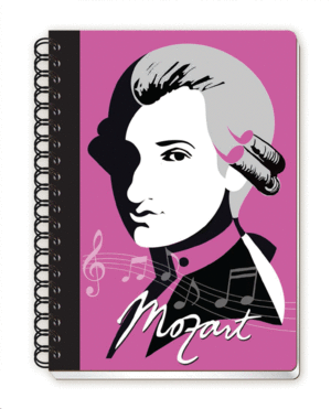 CUADERNO ESCOLAR RAYADO MOZART GRANDE