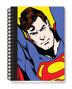 CUADERNO ESCOLAR CUADRICULADO SUPERMAN