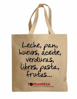 BOLSA TELA 40X40 LECHE  2 TINTAS