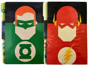 LIBRETA CON ESFERO SUPERHEROES (VARIOS MOTIVOS)