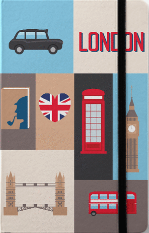 NOTEBOOK LONDON MEN (CUADRICULADA)