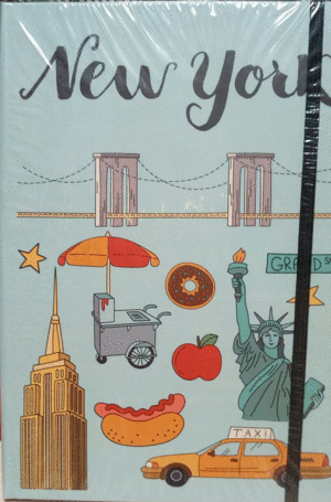 NOTEBOOK 1/2 CARTA NEW YORK (BLANCA)