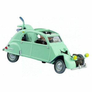 FIGURA TINTIN CARS 2 THE 2CV BROKEN #4