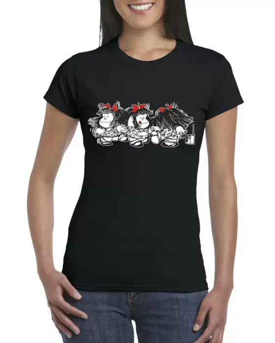 CAMISETA MUJER MAFALDA BAILANDO XL