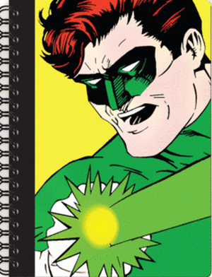 CUADERNO DE NOTAS LINTERNA VERDE