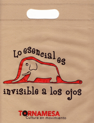 BOLSA TELA 25X30 LO ESENCIAL BEIGE