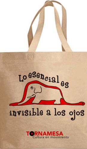 BOLSA TELA 40X40 LO ESENCIAL BEIGE