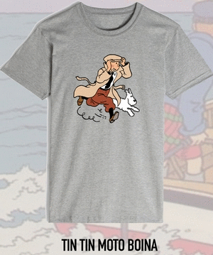 CAMISETA TINTIN BOINA TALLA S