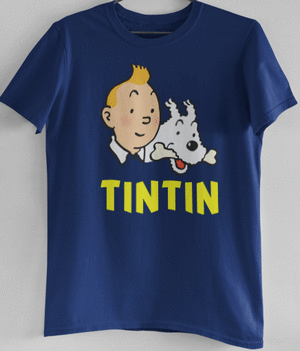 CAMISETA TINTIN LOGO COLOR - M