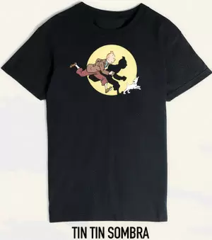 CAMISETA TINTIN SOMBRA TALLA S