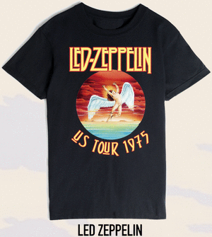 CAMISETA LED ZEPELLIN  US TOUR    L