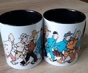 MUG TINTIN PERSONAJES