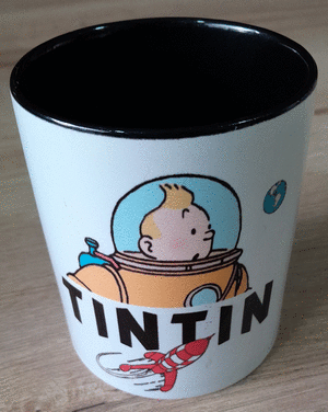 MUG TINTIN AUSTRONAUTA