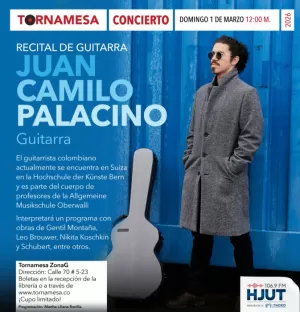 RECITAL DE GUITARRA - JUAN CAMILO PALACINO 