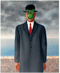 FUNDA LIBROS RENE MAGRITTE - EL HIJO DEL HOMBRE