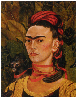 FUNDA LIBROS FRIDA KAHLO/MONO