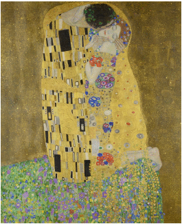 FUNDA LIBROS GUSTAV KLIMT - EL BESO