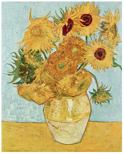 FUNDA LIBROS VICENT VAN GOGH - GIRASOLES