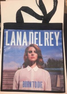 TOTEBAG NEGRA LANA  BORN TO DIE