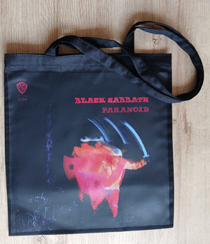 TOTEBAG NEGRA BLACK SABBATH PARANOID