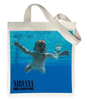 TOTEBAG BLANCA NIRVANA NEVERMIND