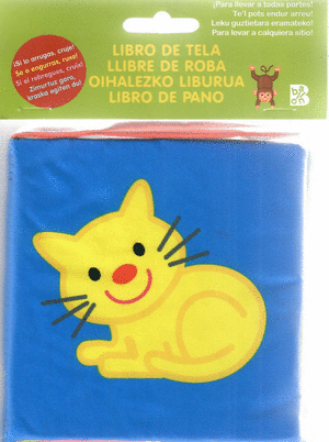 GATITO PERRITO. LIBRO DE TELA